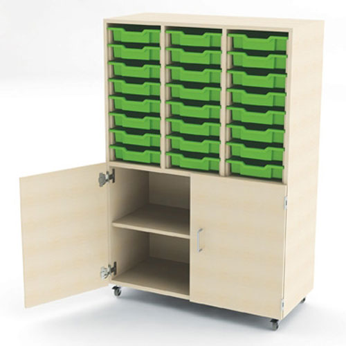 PSU 24 Tray Storage + Low Cupboard