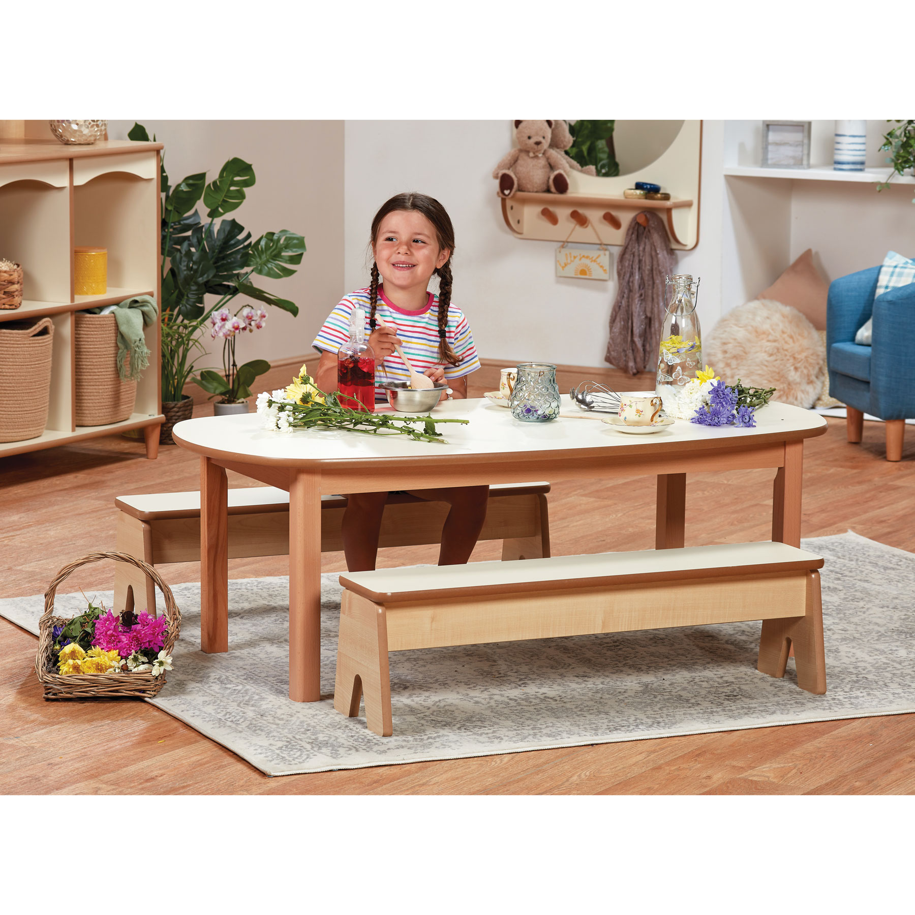 Home from Home - Role Play Table & Benches