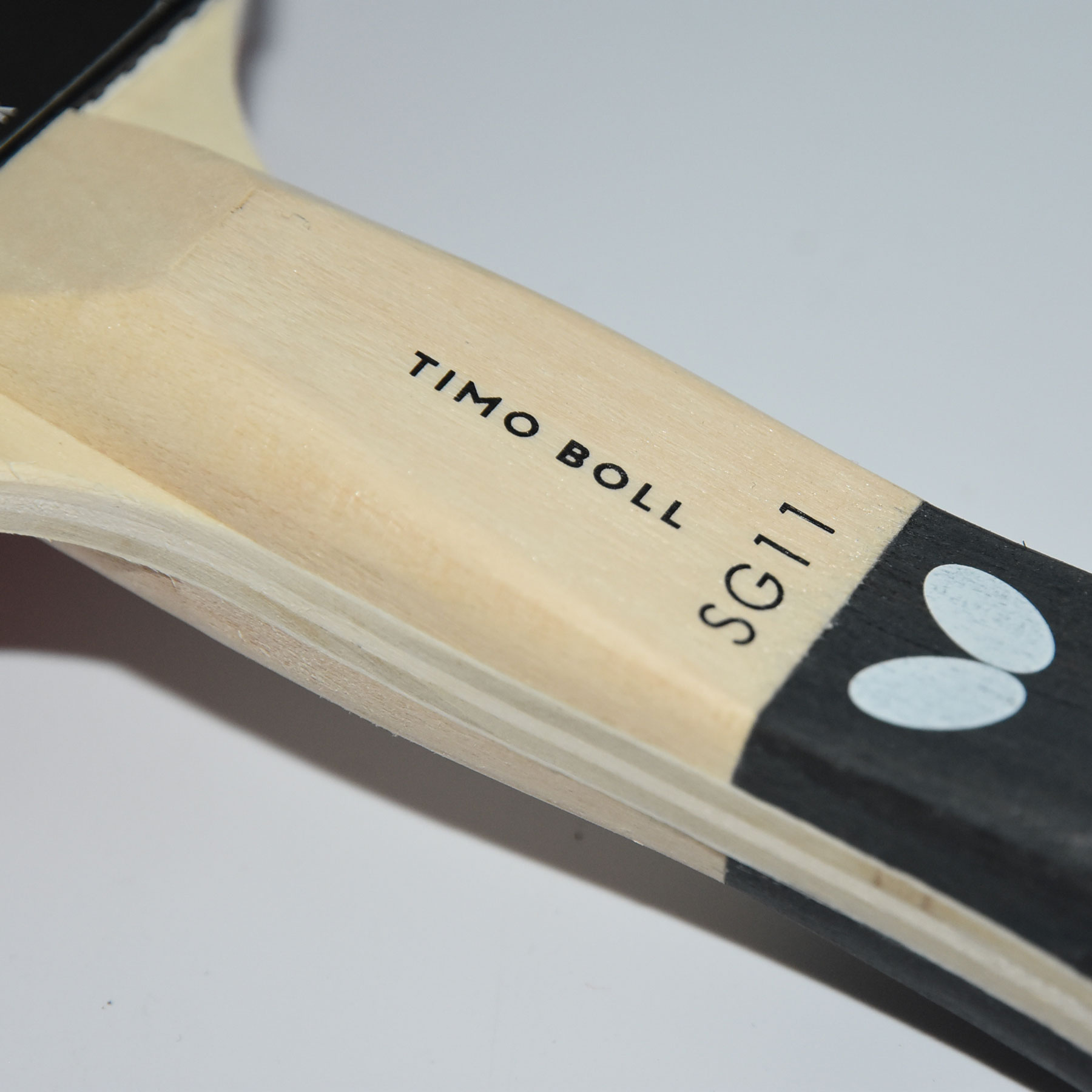 Tafeltennisracket Snelheid Spin Butterfly Timo Boll SG55 Tafeltennis Bat - ITTF Goedgekeurd Met 1.5mm Pan Azië Rubber, Smart Grip Handvat Butterfly Timo Boll SG55 Bat