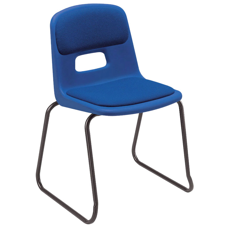 Remploy GH20 Skid-Base School Chair + Seat & Back Pad