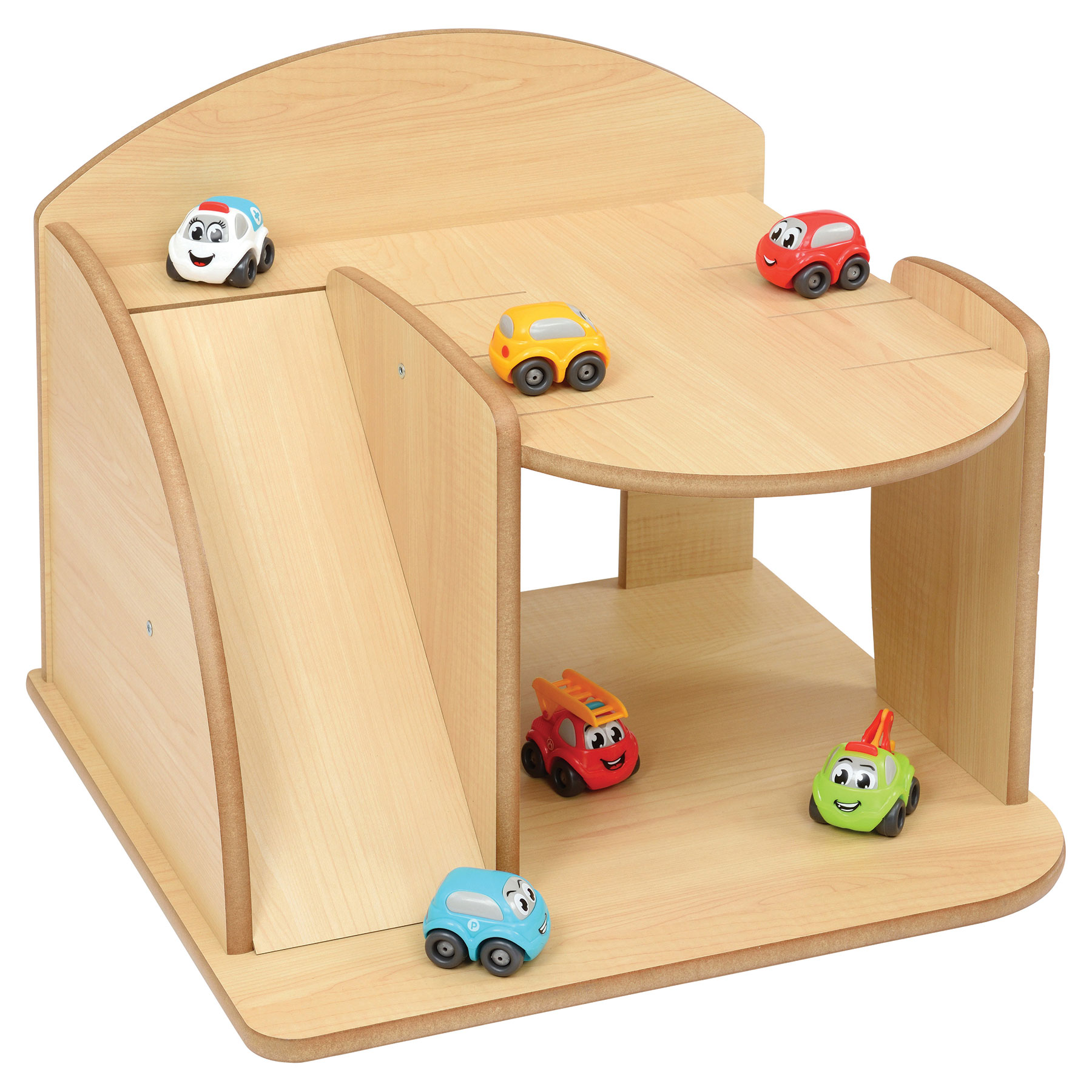 Children's Simple Wooden Toy Garage