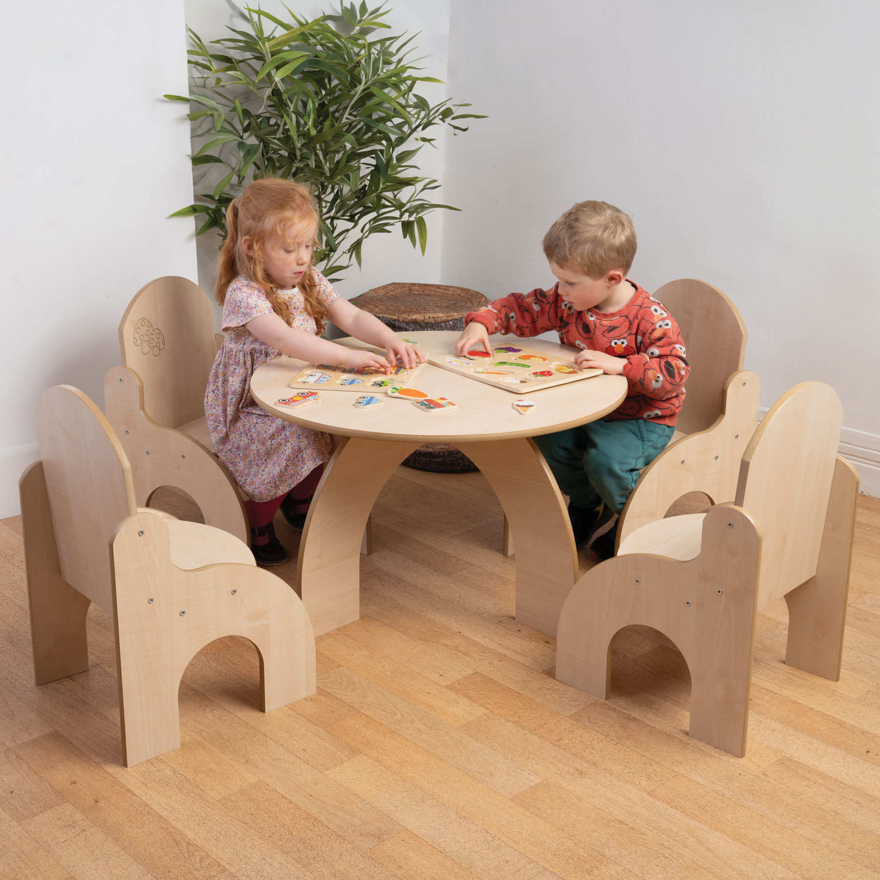Early Years Children's Wooden Table & Chairs