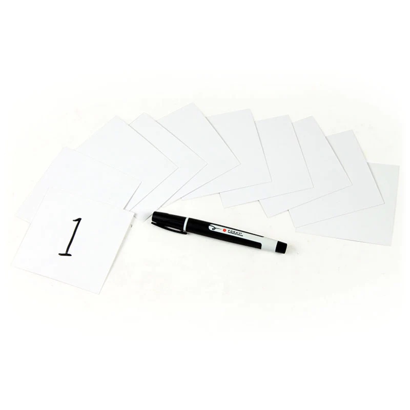Dry Wipe Card - Set of 10 | theClassroom.co