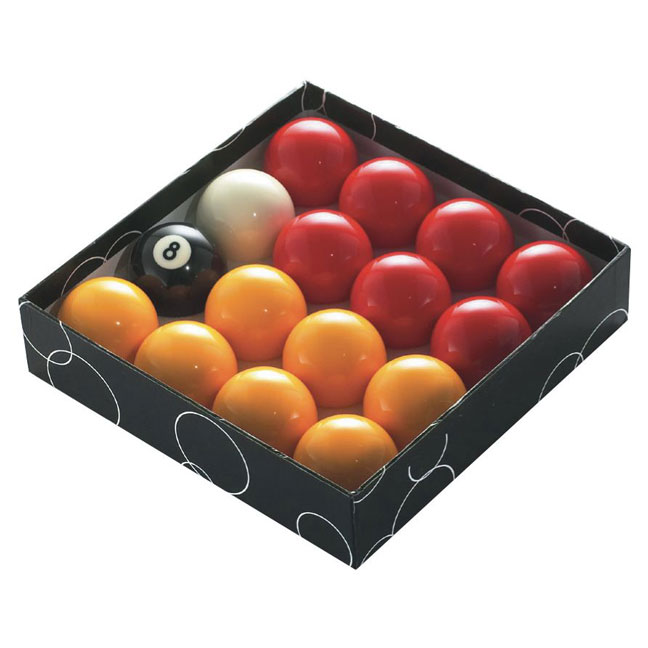 Pool Balls Red & Yellow - 1 7/8Inch | theClassroom.co