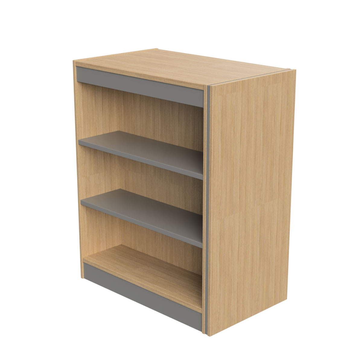 Spectrum Library Double Sided Flat Top Bookcase - Add On | theClassroom.co