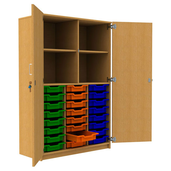 ''Tall'' 24 Shallow Tray Store + 4 Compartments