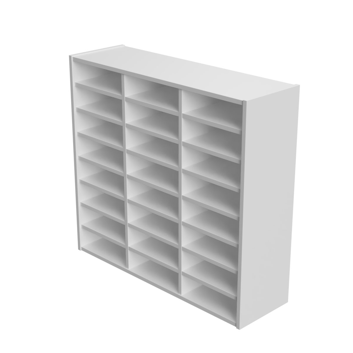 Wall Mounted Pigeon Hole Unit - 24 Compartment