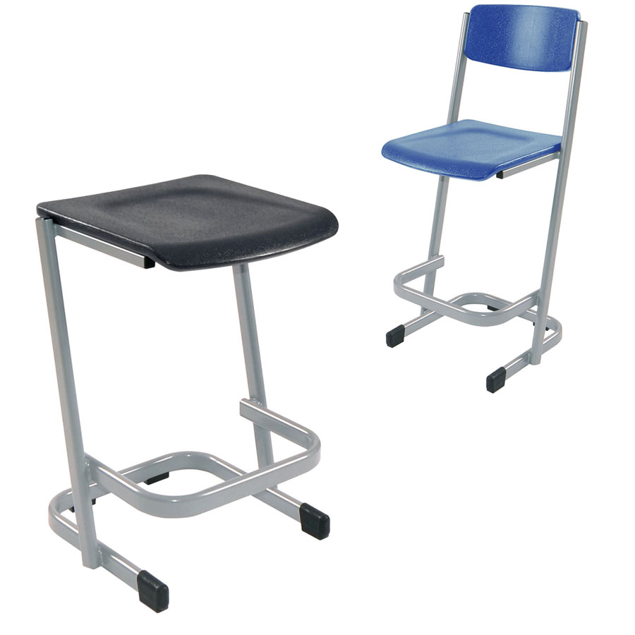 Alpha StacTek Plastic Seat Stool