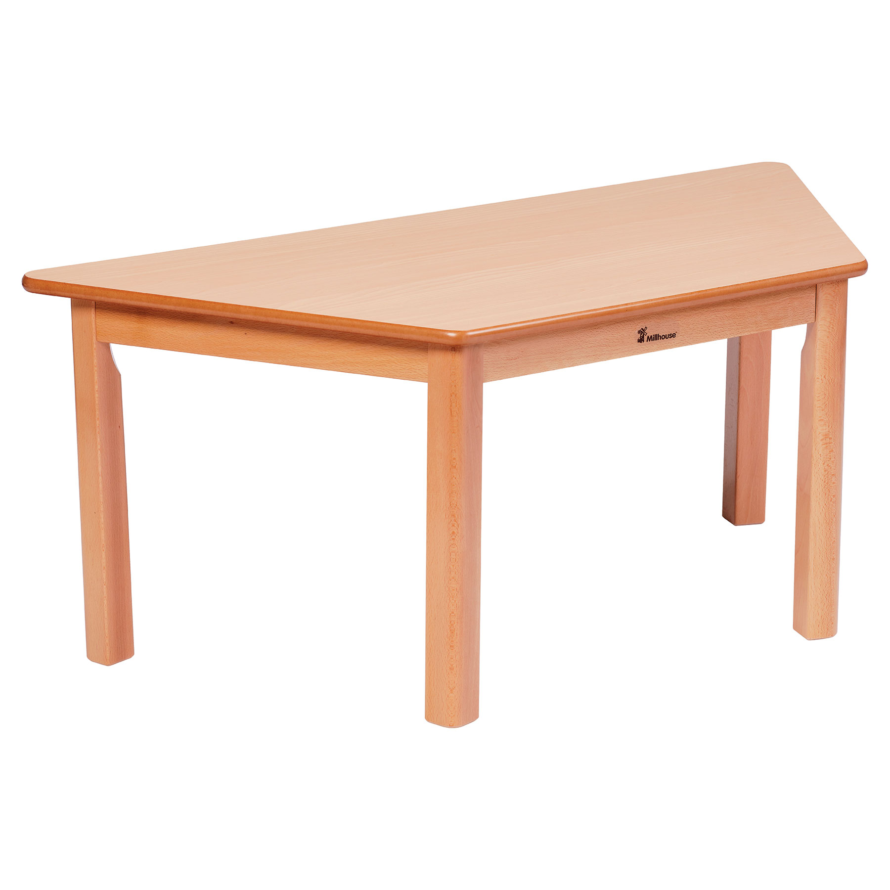 Beech Wood Trapezoidal Classroom Table