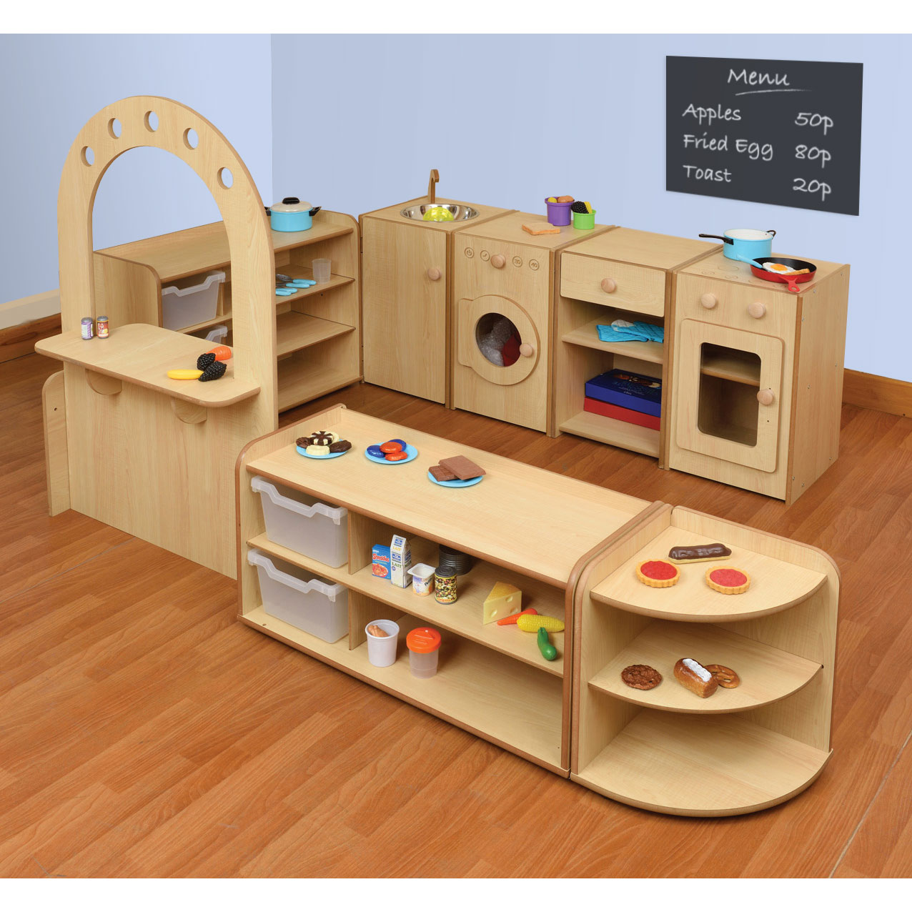 Children's Cafe Kitchen Play Set