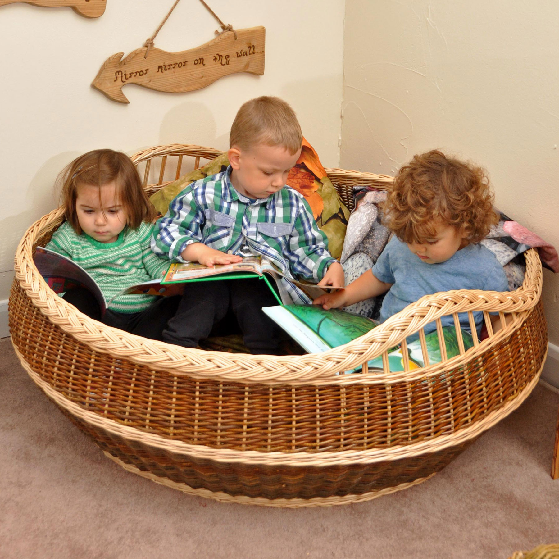 Children's Giant Book Basket