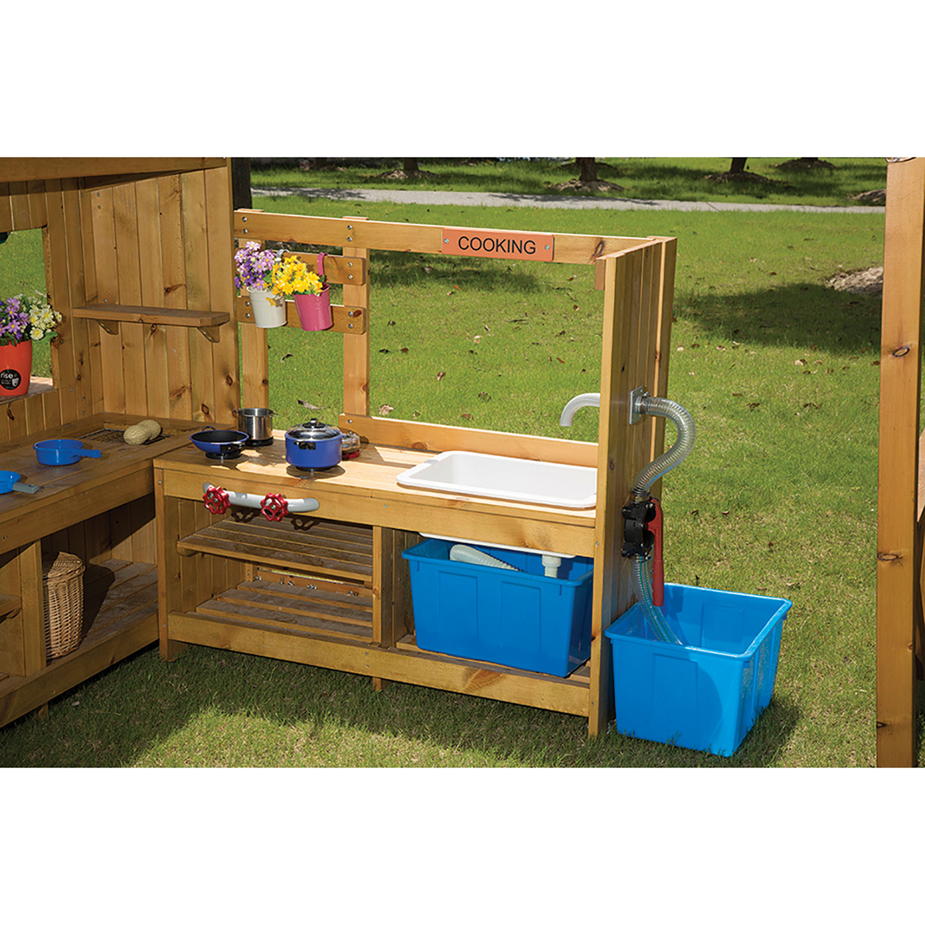Children's Outdoor Kitchen + Pump theClassroom.co — free download