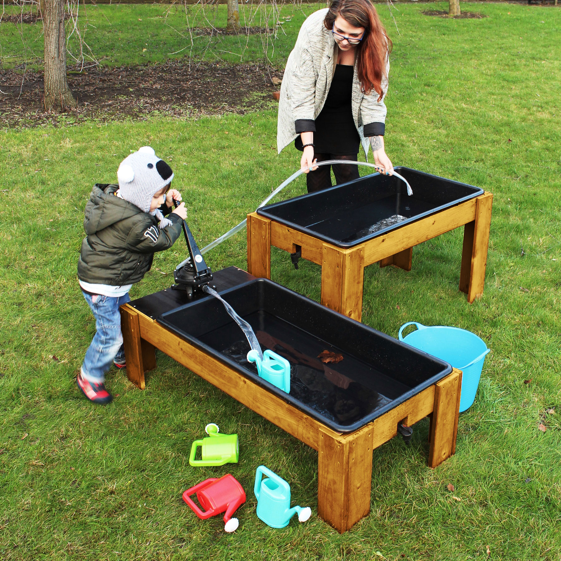 Children's  Water Pump Trays Set