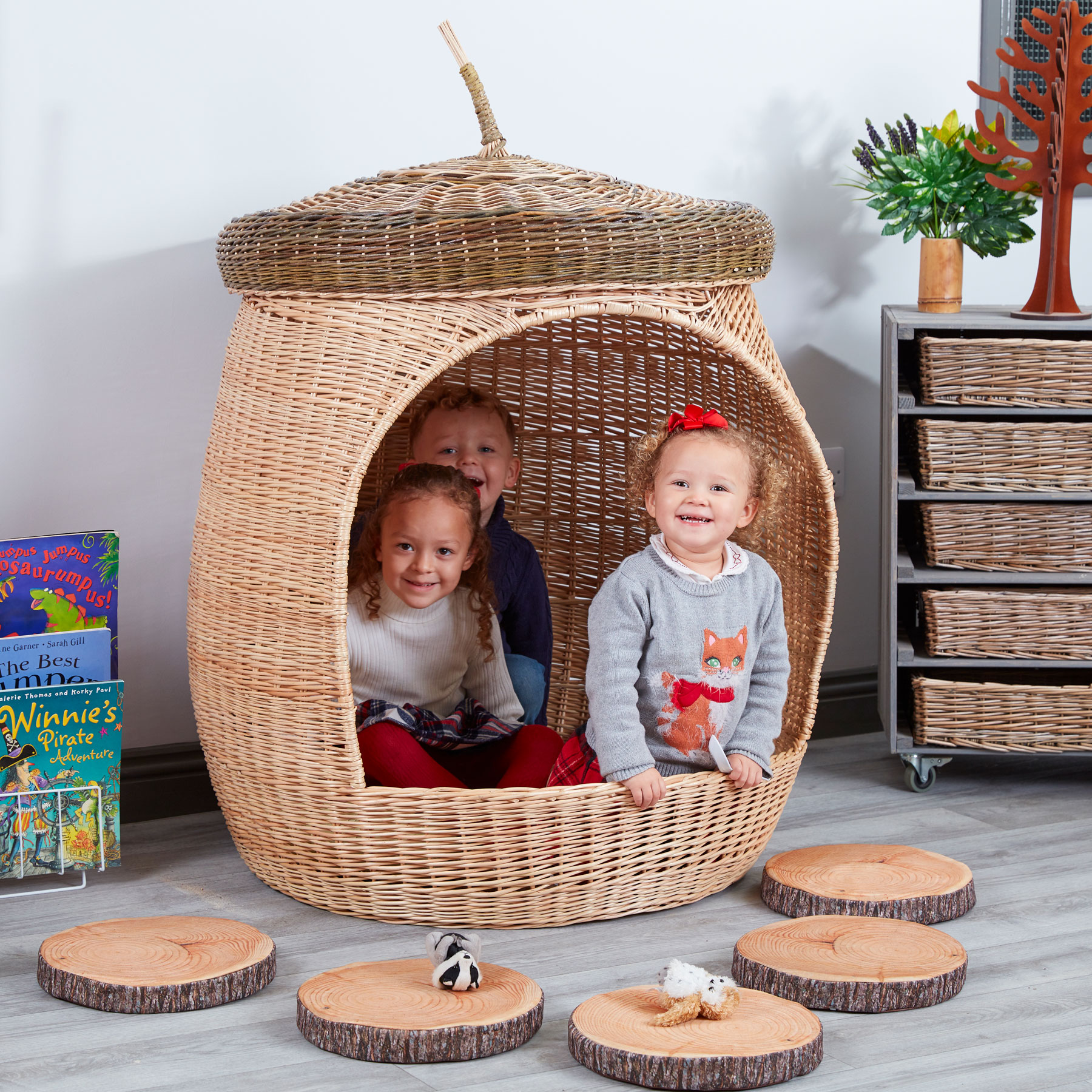 Children's Wicker Acorn Corner