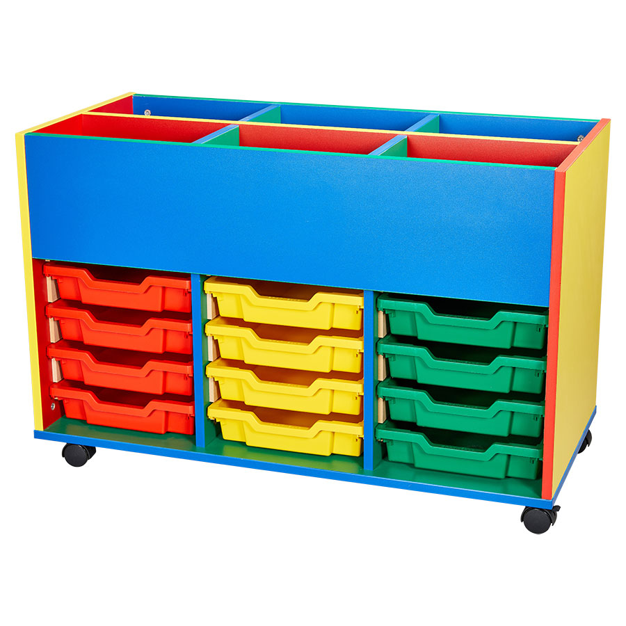 Colore! 6 Bay Mobile Kinderbox + 12 Trays