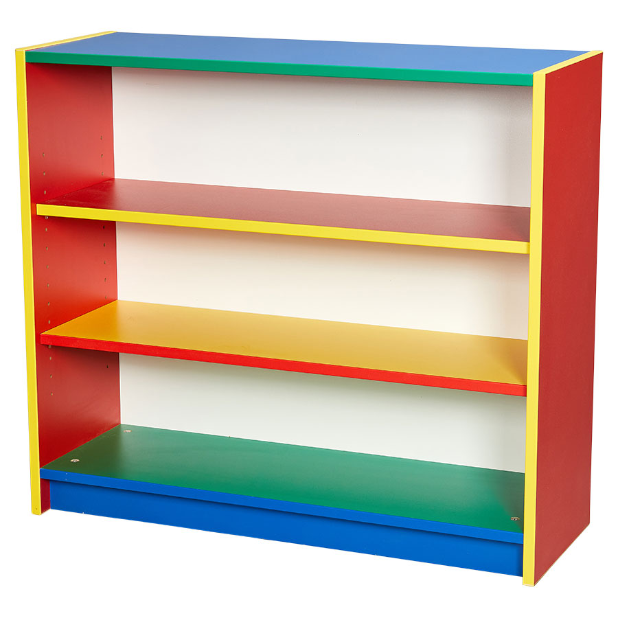 Colore! Bookcase + 2 Adjustable Shelves