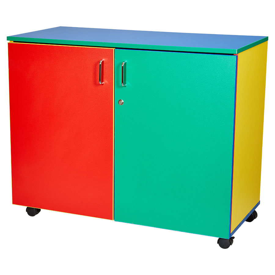 Colore! Mobile Storage Cupboard + Lock