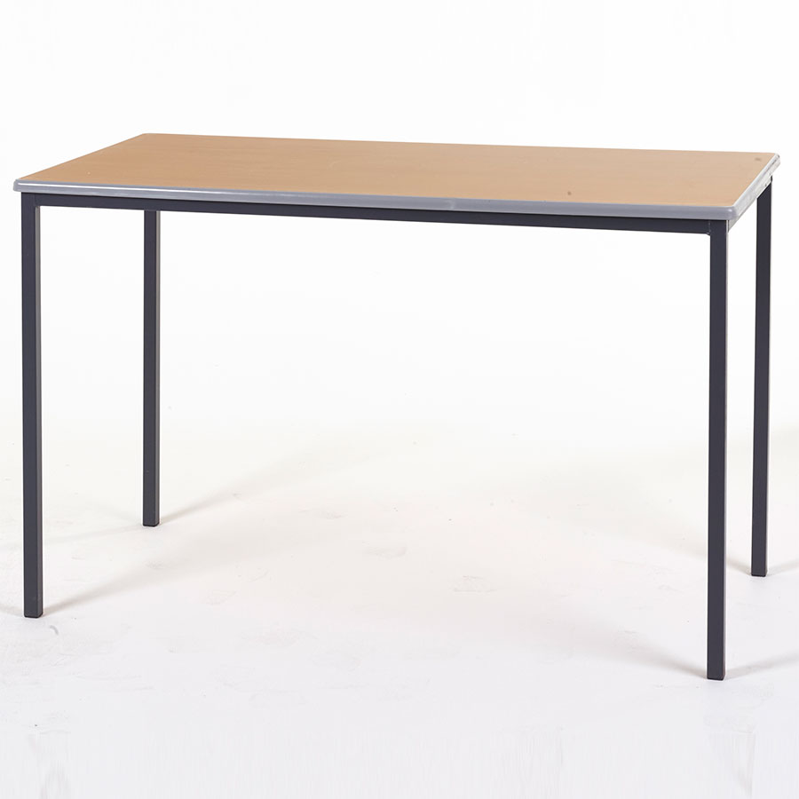 Essentials Rectangular Classroom Table + Cast PU Edge