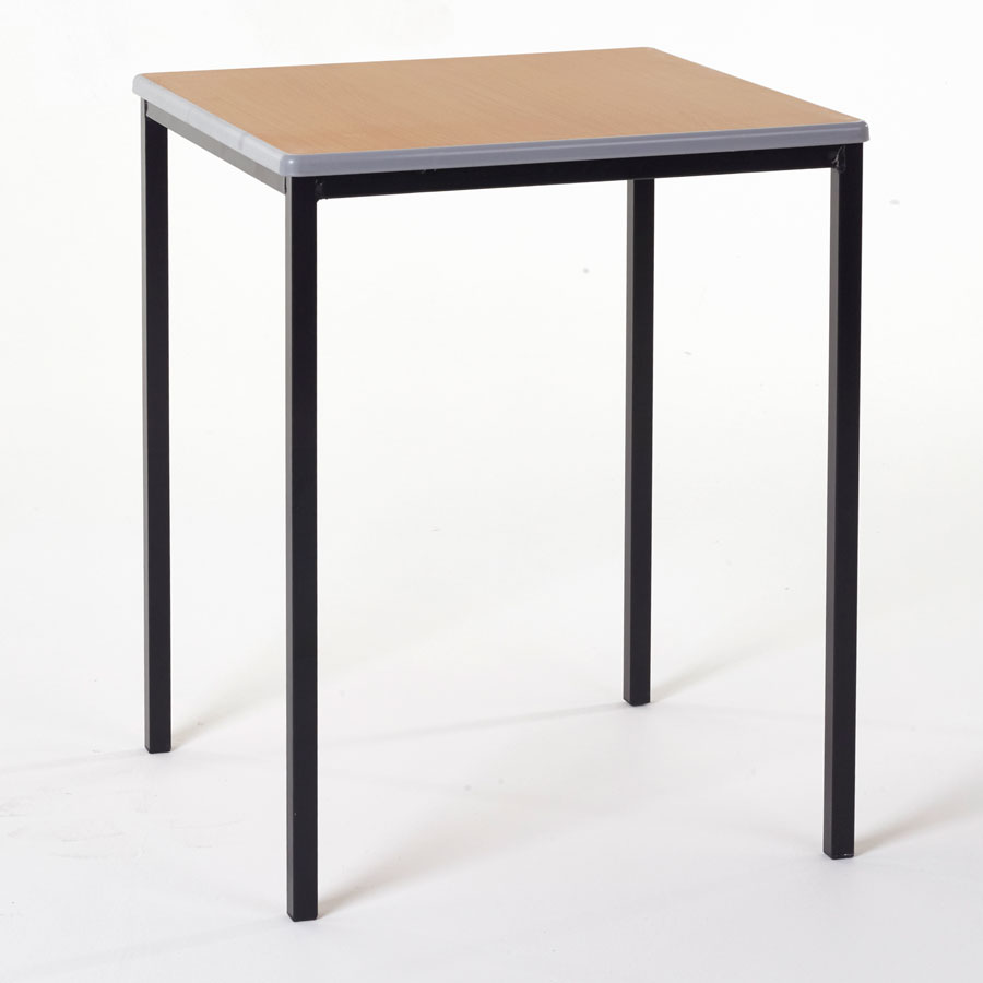 Essentials Square Classroom Table + Cast PU Edge