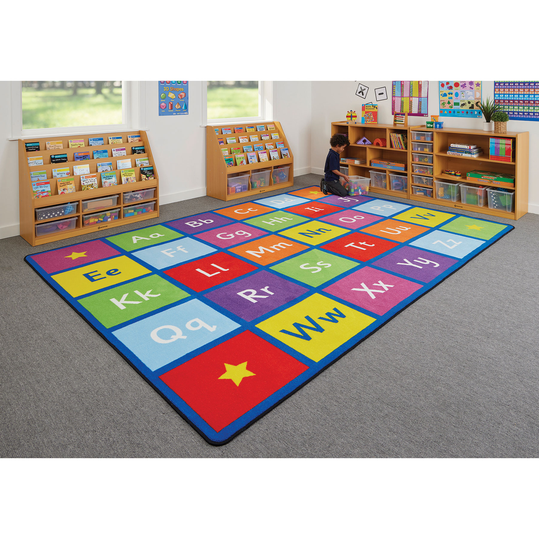Large Alphabet Learning Rug | theClassroom.co