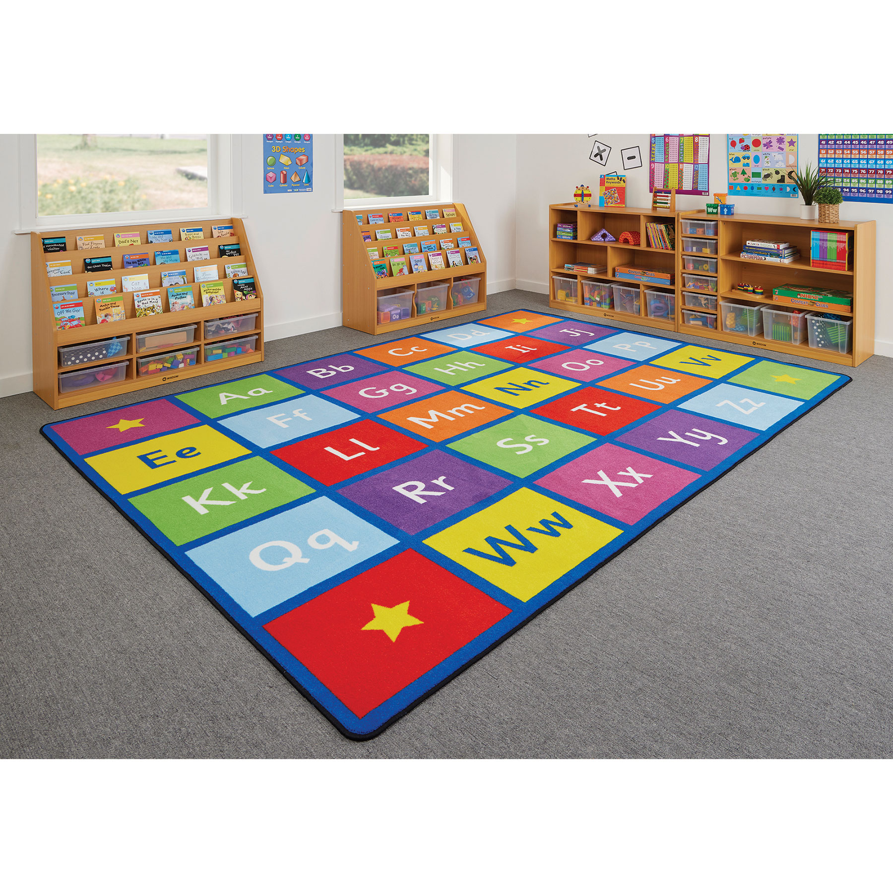 Large Alphabet Learning Rug | theClassroom.co
