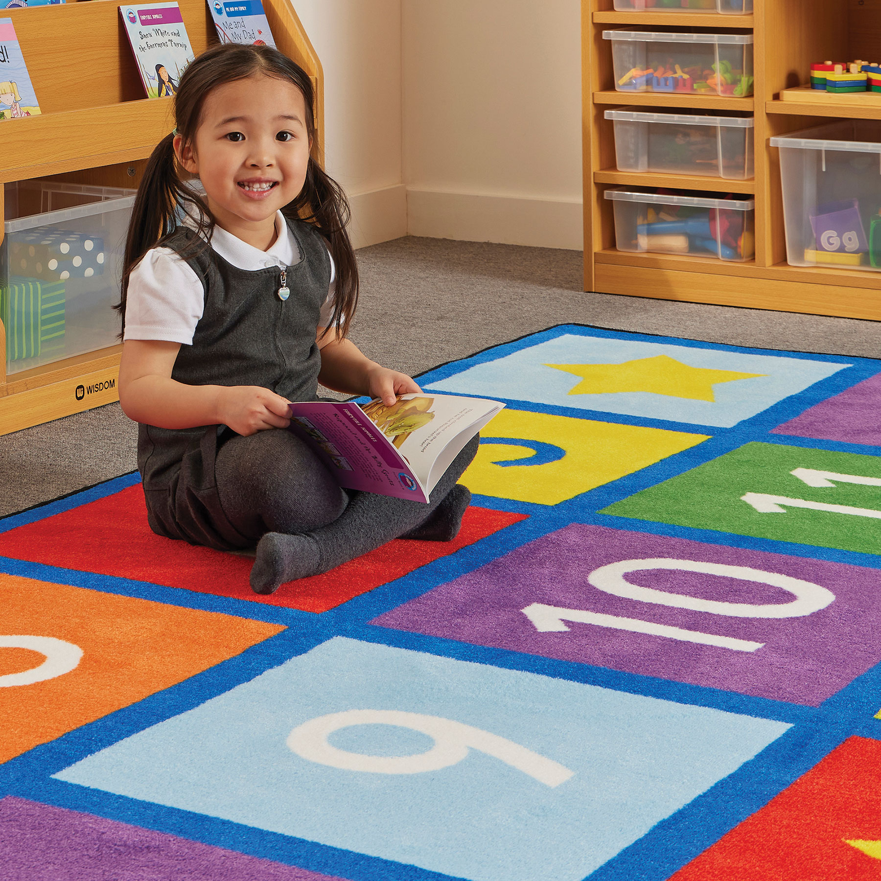 Large Numbers Learning Rug | theClassroom.co