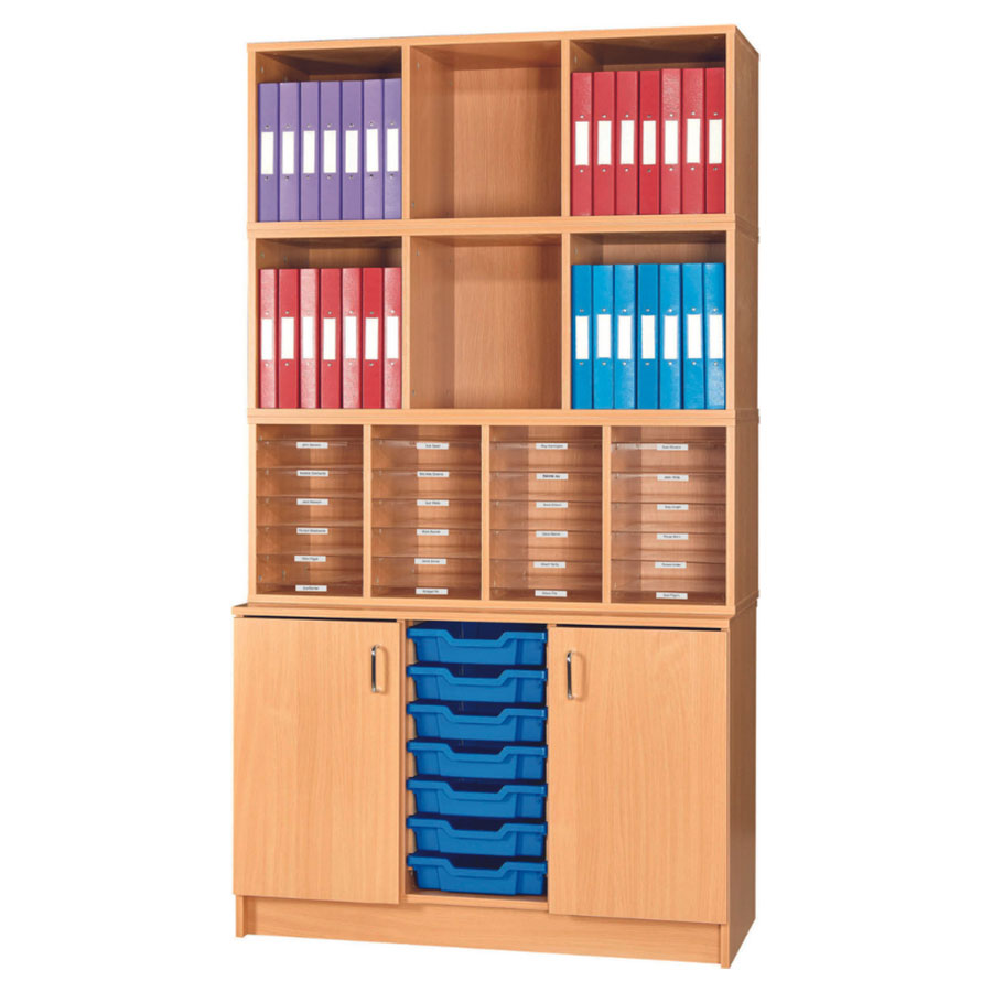 Office Organiser Storage + 24 Pigeonholes & 7 Trays