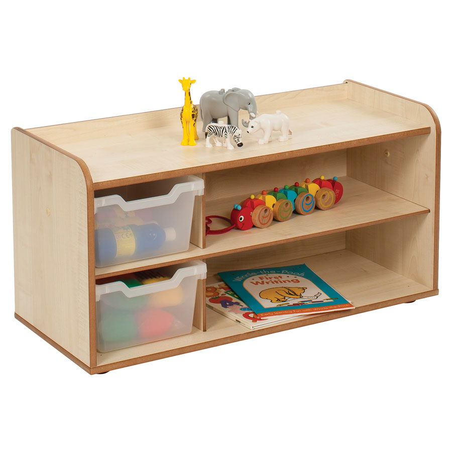 Primary Cubby 2 Tray Unit + Shelves