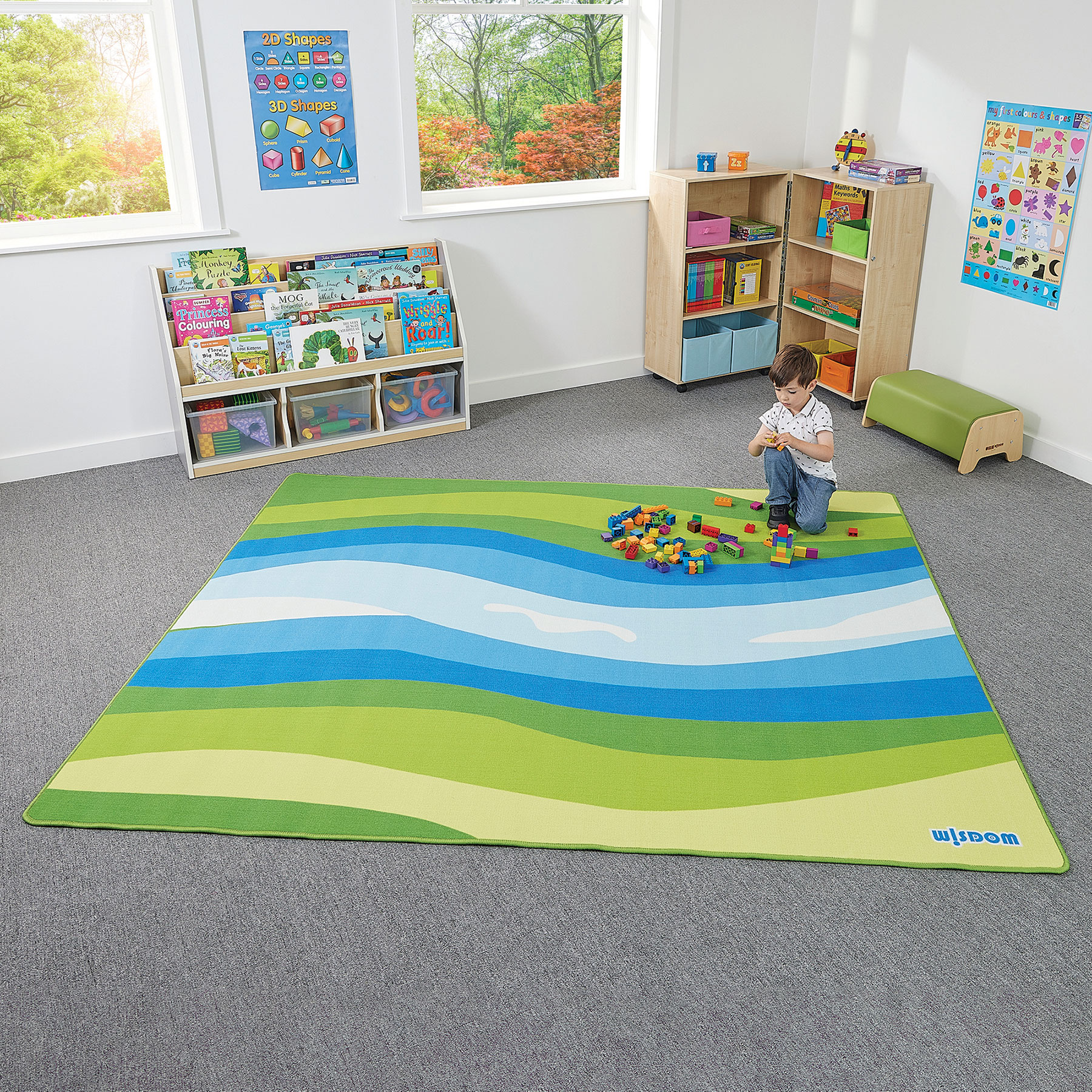River Rectangle Rug | theClassroom.co