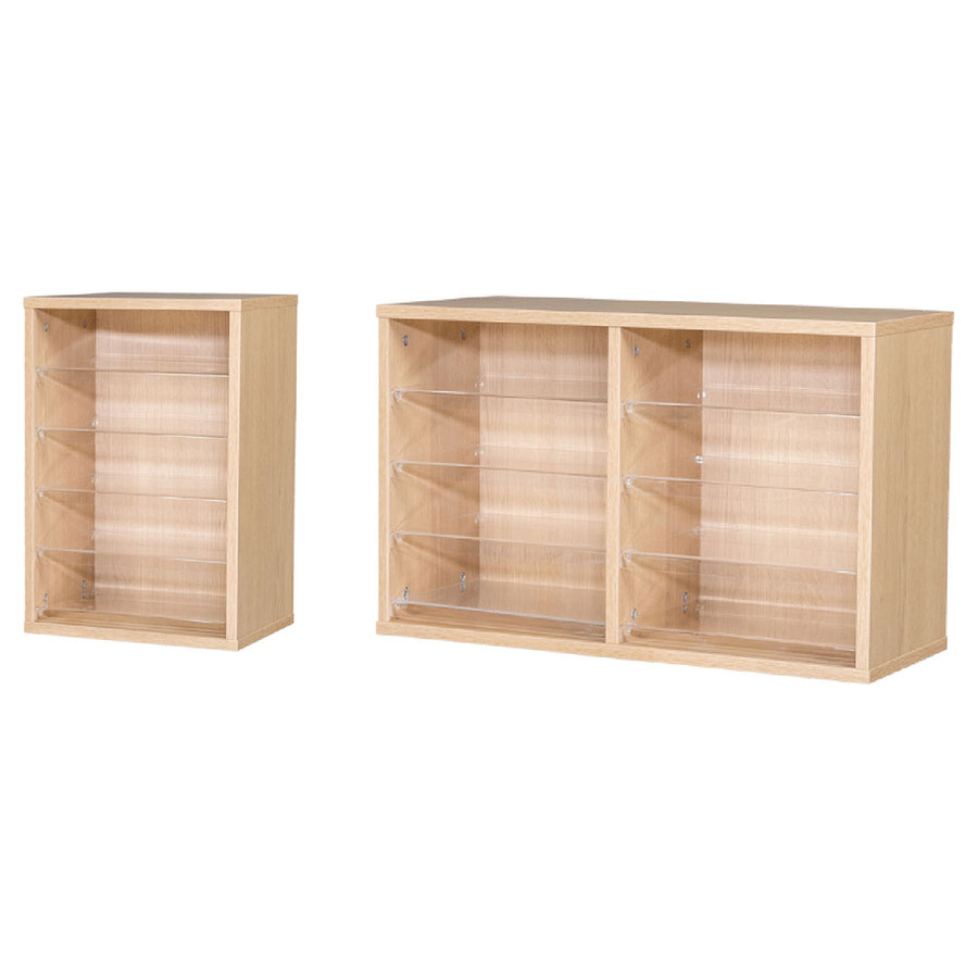 Wall Mountable Pigeonhole Store + Acrylic Shelves