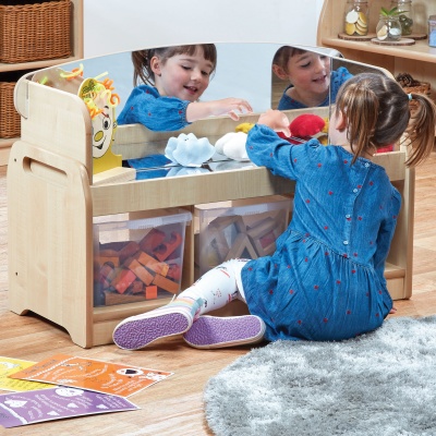 Low Sensory Play Unit with Mirror Surround