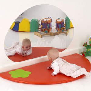 Children's Curved Plastic Safety Mirror
