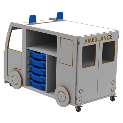 Micro Ambulance Library Book Store & Display