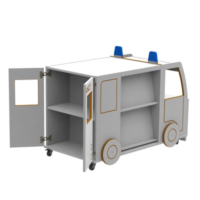 Micro Ambulance Library Book Store & Display