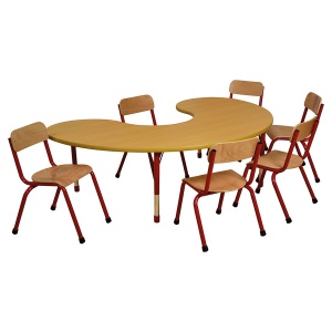 Milan Height Adjustable Group Table