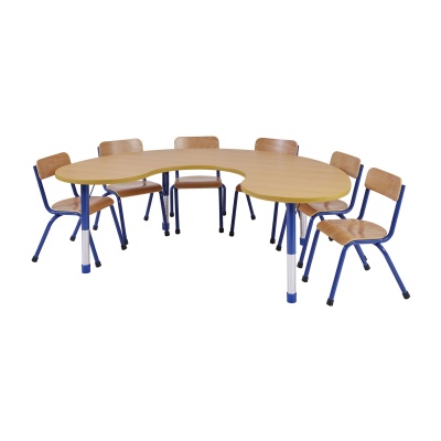 Milan Height Adjustable Group Table