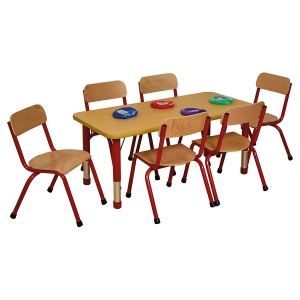 Milan Wood Seat Classroom Chair (Pack of 4)