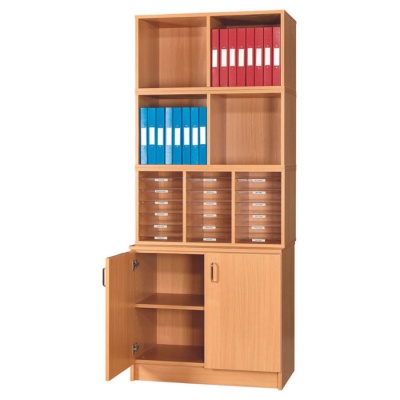 Office Organiser Storage + 18 Pigeonholes