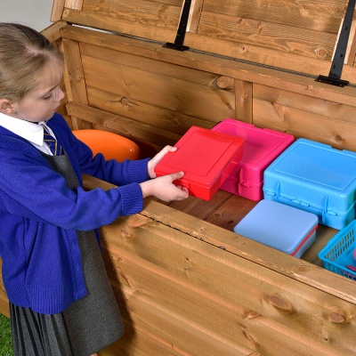 Outdoor Wooden Storage Chest