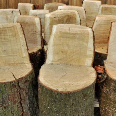 Pallet of Sweet & Simple Tree Trunk Seats