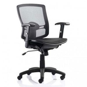 Palma Mesh Task / Operator Chair + Adjustable Arms