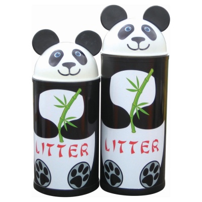 Panda School Litter Bin