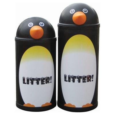 Penguin School Litter Bin