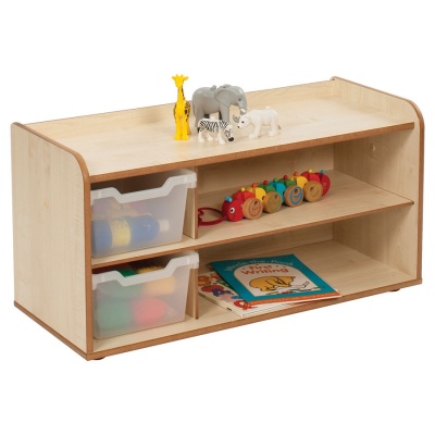 Solway Primary Cubby 2 Tray Unit + Shelves