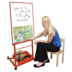 Single Boarded Mobile Easel - Portrait