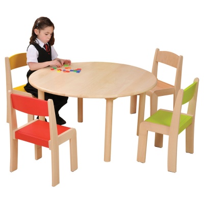 Solid Beechwood Round Table