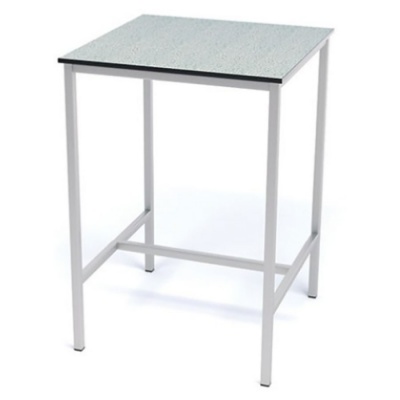 Square H-Frame School Lab Table + TRESPA Top