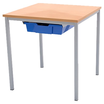 Square School Desk + Tray