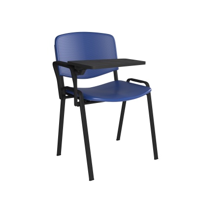 ISO Plastic Meeting Room Chair with Writing Tablet