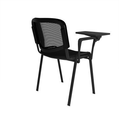 ISO Mesh Meeting Room Chair with Writing Tablet